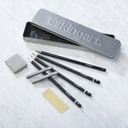 KINGART 9-Piece Sketching & Drawing Travel Set with Graphite Pencils for Artists
