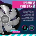 thumbnail image 4 of Enfriador de aire para CPU Cooler Master i70C LGA1700 ARGB 95 W TDP, 4 of 9