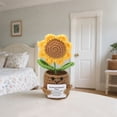 thumbnail image 5 of Positive Crochet Animal Heart Flower/Sunflower Gifts, TSV Handmade Knitted Emotional Support Doll Appreciation Gift for Coworker, Best Friend, Sister, Teacher, Mom, 5 of 7