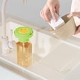 thumbnail image 4 of AUNVITO Dish Soap Dispenser Flower Design 16 oz Kitchen Sink Squeeze Bottle with Scrubber Sponge Holder, 4 of 4