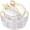 Clear with Gold, variant on 150 Pcs White and Gold Plastic Plates - Elegant Disposable Gold Plastic Dinnerware set Include Dinner & Dessert Plates Cups for Birthday Party Wedding 30 Guests