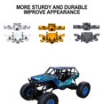 thumbnail image 3 of mmirethe Front And Rear Axle Housings For ZP1001 ZP1002 ZP1003 ZP1004 Aluminum Alloy Crawler Compact Yet Durable Design 2pcs Silver, 3 of 6