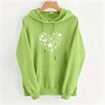 thumbnail image 4 of Ynynloco Soft Slouchy Long Sleeve Pullover Tops for Women Halloween Hoodies Sweatshirt with Pocket for Thanksgiving Gift, 4 of 5