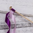 thumbnail image 4 of 10Pcs Wedding Wands Ribbon Streamers with Bell Lace Fairy Stick Party Favors Supplies (Purple), 4 of 8
