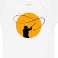 thumbnail image 4 of Inktastic Fly Fishing Sun Silhouette Boys or Girls Baby Bodysuit, 4 of 5