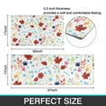 thumbnail image 7 of Pioneer Flower Floral Print Pattern Kitchen Rugs Sets Of 2,Anti Fatigue Kitchen Mat Rugs Non Slip Washable,Decorative Kitchen Floor Mats for Kitchen,Sink,Laundry,17"x30"+17"x47", 7 of 7
