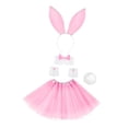 thumbnail image 1 of Accesorios de vestuario de corbata de lazo para fiestas de disfraces del festival para fiestas temáticas Rosa, 1 of 8