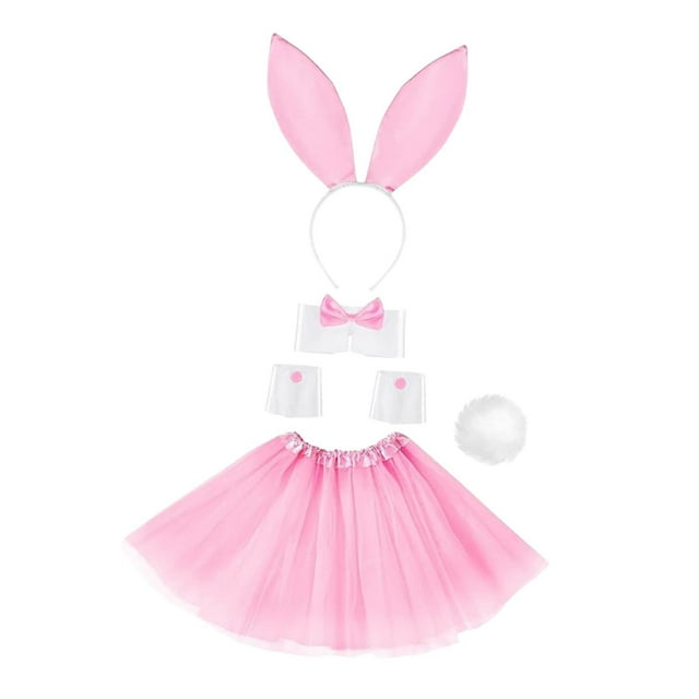 Accesorios de vestuario de corbata de lazo para fiestas de disfraces del festival para fiestas temáticas Rosa