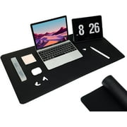 KELIFANG Mouse Pad, Office and Gaming Desk Mat, Portable Large PU Leather Premium Textured Computer Desk Pad,