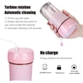 thumbnail image 4 of Licuadora personal, licuadora portátil con botellas de licuadora sin BPA, mini licuadoras recargables por USB para batidos y batidos, exprimidor para cocina, el mejor regalo para la madre Ofspeizc WJLR001-2, 4 of 7