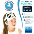 thumbnail image 4 of CozyPhones Kids Wireless Headphones Volume Limited with Thin Speakers & Super Soft Fleece Headband - Perfect Toddlers & Children's Earphones for Home, School & Travel - Panda, 4 of 8