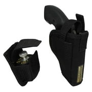 TiaGOC New OWB Holster + Speed-Loader Pouch for 2", Snub-Nose .38 .357 Revolvers