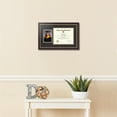thumbnail image 2 of ArtToFrames 8x10 inch Diploma Frame with  Tassel Opening - Framed in Mahogany and Gold Slope Frame with Black and Gold Mats, Comes with Regular Glass and Sawtooth Hanger (D-T-4447-8x10), 2 of 4