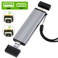 thumbnail image 4 of Caja para unidad de estado sólido caja SSD tipo C Plug and Play M2 Nvme PCIE NGFF UASP compatible para 2260 para 2230, 4 of 8