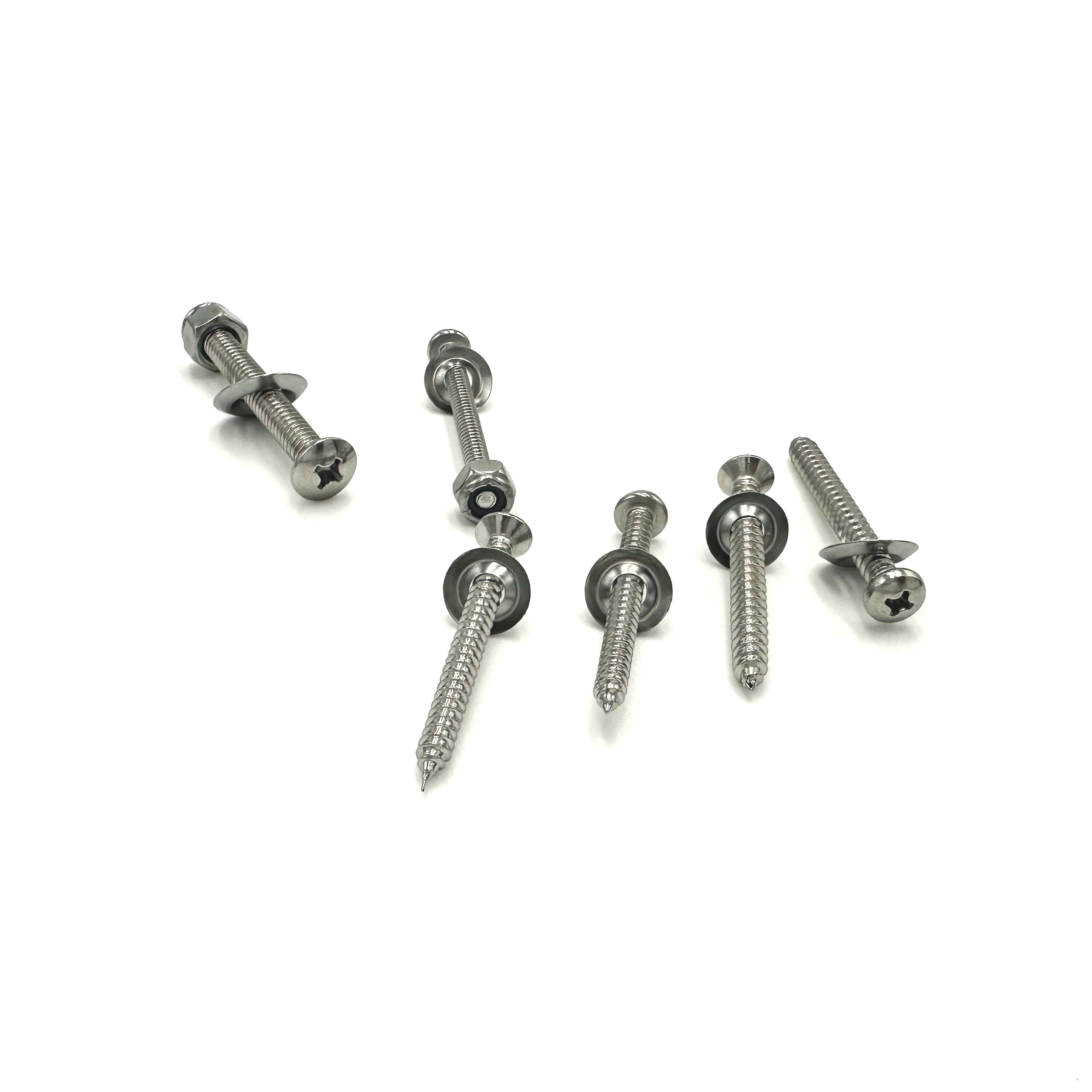 Hyper Tough 72-Piece Stainless Steel Screw and Nut Assortment with Clear Storage Case, 5502