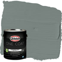 Glidden One Coat Interior Paint and Primer Thunderbolt , Flat, 1 Gallon