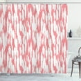 thumbnail image 1 of Ambesonne Abstract Shower Curtain, Watercolor Paint Smear, 69"Wx75"L, Coral White, 1 of 3