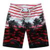 thumbnail image 1 of Wide Leg Pants Men's Summer Thin Fast-Drying Beach Trousers Casual Drawstring Sports Short Pants Red Xl, 1 of 4