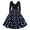 A-Navy429, variant on Women's Polka Dot Swing Dress Long Sleeve Scallop V Neck Belted Retro Party Midi Dress White XXL