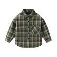 thumbnail image 3 of breaise Kids Boys Casual Button Down Shirt Toddler Long Sleeve Plaid Shirt Casual Western Shirts, 3 of 3