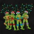 thumbnail image 2 of TMNT Jolly Christmas Lights Cartoon Baby Romper Boys or Girls, 2 of 6
