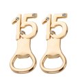 thumbnail image 2 of Ludlz 2Pcs Golden Number 15/21/60 Bottle Opener Shining Rhinestone Zinc Alloy Birthday Party Favors Bottle Opening Tool Party Supplies, 2 of 8