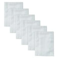 thumbnail image 1 of Ruvanti 6 Pack Newborn Diapers, 100% Organic Cotton Pre Fold Cloth Diapers, Reusable Baby Diapers, 13X19 inch Burp Clothes for Baby Girl, Boy, Cloth Baby White Diaper Inserts for Overnight., 1 of 5