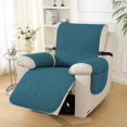 thumbnail image 6 of Lavish Cover 100% Waterproof Recliner Chair Cover, 1 Piece Non-Slip Recliner Chair Slipcovers, Washable Furniture Protector with Pockets & Elastic Straps for Kids Pets, 23 inch, Peacock Blue, 6 of 8