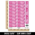 thumbnail image 2 of Purrfect Work Teacher Student School Sticker Set - Hot Pink - Gloss Finish - 2.00" Large, 2 of 7