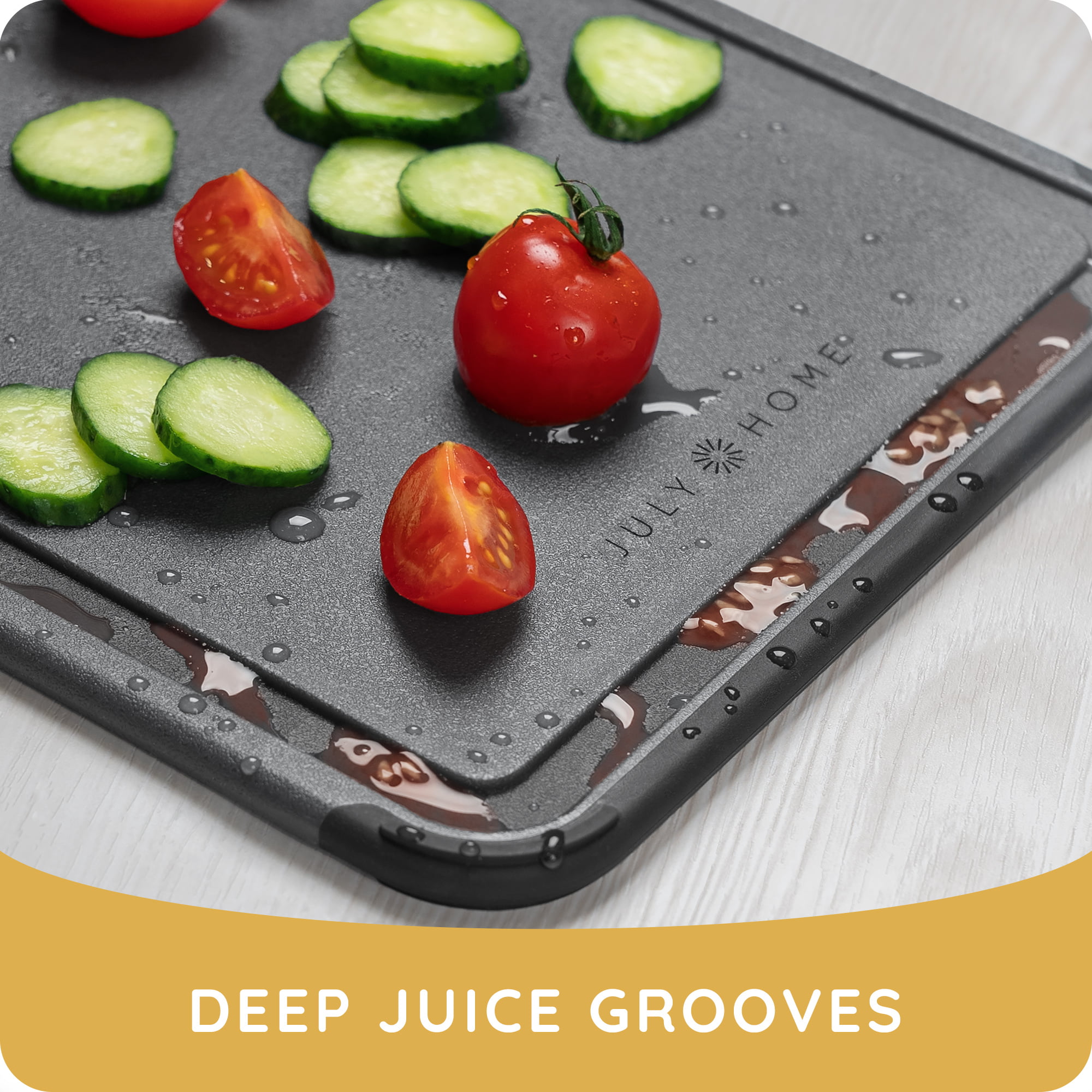 Professional Cutting Boards for Kitchen with Soft Grip, Deep Juice Gro –  Spring Chef
