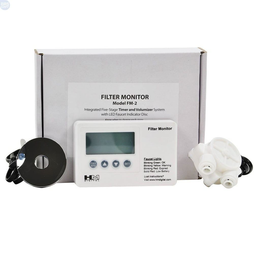 HM DIGITAL FM2 Water Filter Monitor with 5Stage Volumizer and Timer