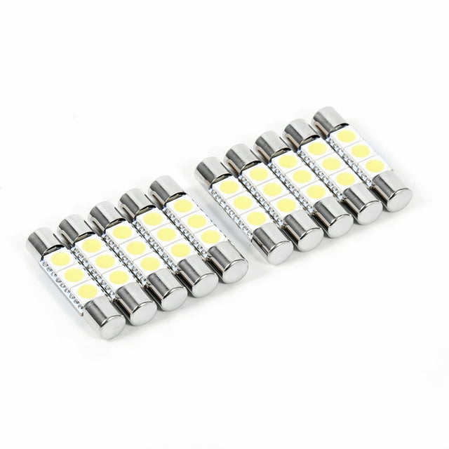 Ampoules LED 6641, 10 Pcs Ampoules de Lampe à Visière pour Miroirs