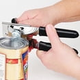 thumbnail image 2 of EZ-DUZ-IT Deluxe Can Opener with Black Grips - Sharped Carbon Steel Cutter for Smooth & Easy Operation, 2 of 3