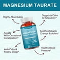 thumbnail image 3 of GPGP Magnesium Taurate Gummies,Amino Acid 1800mg Supplement,Supports Liver,Heart,Brain & Visual Health,60 Gummies, 3 of 6