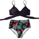 thumbnail image 1 of Traje de baño de dos piezas para mujer, sexy, de pecho alto, con contraste, camisola dividida Fridja nalpqowj50611, 1 of 3