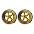 thumbnail image 4 of Colaxi 1 Paire de Roues de Draisienne de Rechange Accessoires de Cyclisme Légers Absorption des Chocs Réduction du Bruit Roues Stabilisatrices Antidérapantes Jaune, 4 of 8