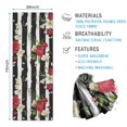 thumbnail image 2 of Pioneer Flower Floral Print Pattern Hot Yoga Mat Towel Non Slip for Hot Yoga - Quick-Drying Yoga Mat Cover with 4 Corner Pockets with Travel Bag - Hot Yoga Towel Non Slip 74"x26", 2 of 6