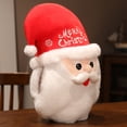 thumbnail image 5 of hirigin Christmas Santa Claus Plush Toys Lovely Soft Stuffed Toys Doll Christmas Hat Decorations Holiday Party Gifts, 5 of 8
