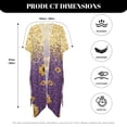 thumbnail image 6 of DISNIMO Sunflower Print Beach Cover Ups for Women Kimono Swimsuit Cover up Open Front Cardigan Bikini Coverups Summer Beach Cover Ups Casual Resort Wear, 6 of 6