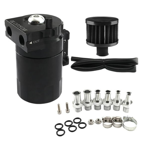 S SERENABLE Reservoir Tank Engine Breather Kit Black with