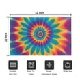 thumbnail image 5 of Colorful Tie Dye Mandala Pattern Door Rugs,Washable Non Slip Door Mats Indoor,Decorative Door Mats,Entry Mat Indoor for Entrance,Bedroom,Kitchen,Bathroom,20"x32", 5 of 6