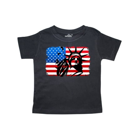 

Inktastic Liberty Flag Gift Toddler Boy or Toddler Girl T-Shirt