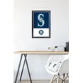 thumbnail image 6 of MLB Seattle Mariners - Logo 22 Wall Poster, 14.725" x 22.375" Framed, 6 of 6