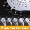 thumbnail image 2 of Wowow Single Handle 5-Spray Shower Faucet 1.8 GPM with High Pressure Balance, Corrosion Resistance in Polished Chrome, 2 of 8