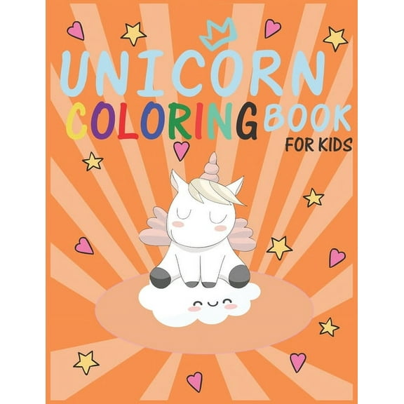 Unicorn Coloring Book: for kids 4-8 (Paperback)