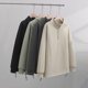 thumbnail image 4 of pstuiky hombres de manga larga, Chaqueta tipo cárdigan con capucha y bolsillo de manga larga con cremallera de color liso a la moda para hombre tops de invierno para hombre l, 4 of 5