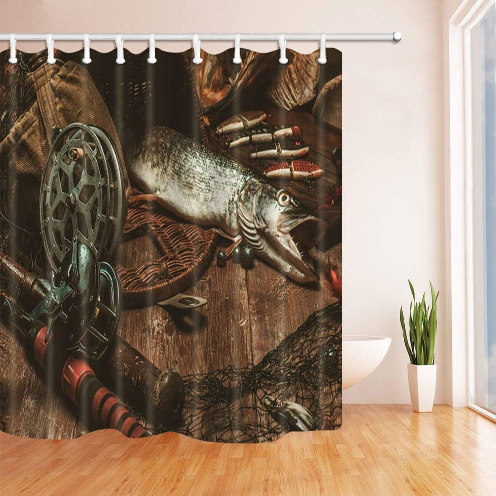 BPBOP Fish on Hooks Fishing Bait for Fisherman Creative Polyester