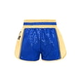 thumbnail image 3 of Mufeng Kids Boys Boxer Kickboxing Muay Thai Shorts Carnival Outfit Fancy Dress Party Music Festival Blue Gold 12, 3 of 5