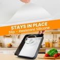 thumbnail image 5 of Silicone Baking Mat Roll,Bexikou 11.8IN x 6FT No Slip Silicone Pastry Mat,Reusable Freeze Dryer Mat,Non-Stick Air Fryer Oven Liner,Washable Oil-Proof Refrigerator Liner, 5 of 6