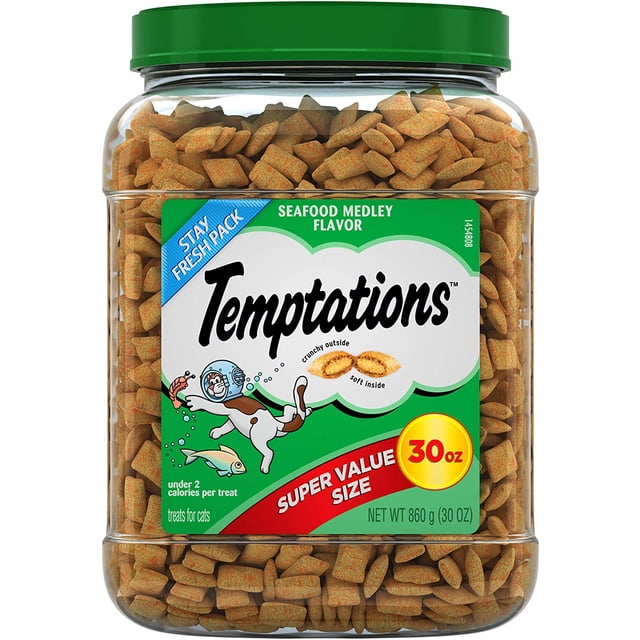 Temptations Classic Crunchy and Soft Cat Treats, 30 oz. Temptations Temptations